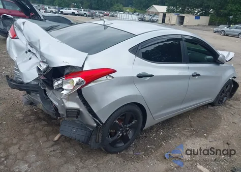 2013 Hyundai Elantra Gls from USA, damaged, VIN 5NPDH4AE4DH389021